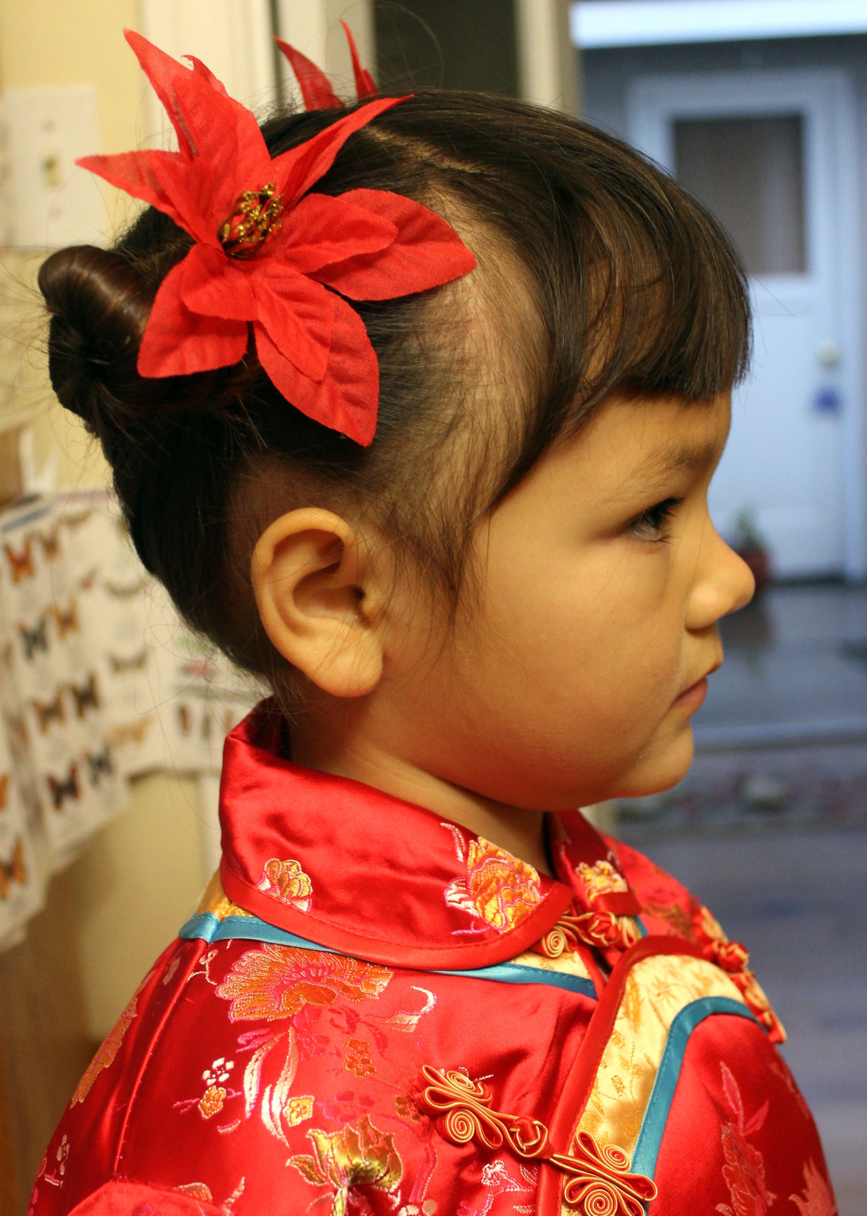Traditional Chinese Children S Hairstyle Two Buns On The Sides