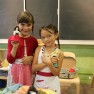 130425 Nunu and Anicka with Snow White and Rose Red miniature handmade table top puppet dolls