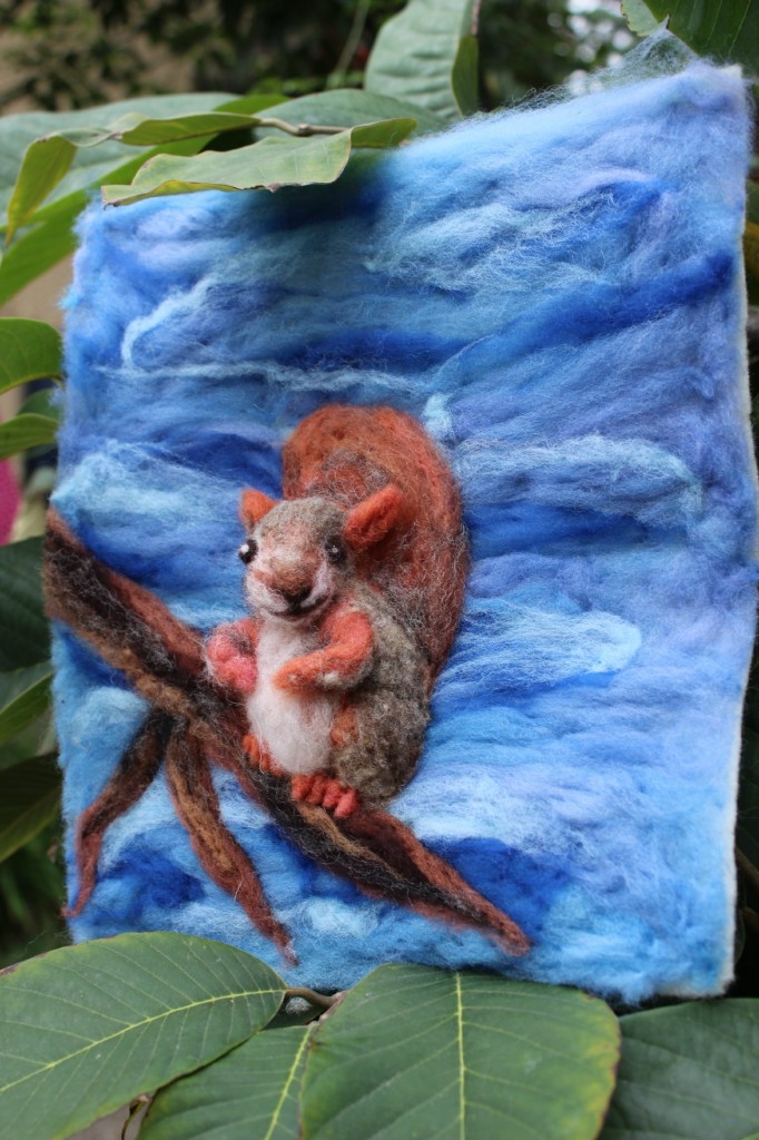 130205 Cathrine Ji's Needle-felted squirrel picture