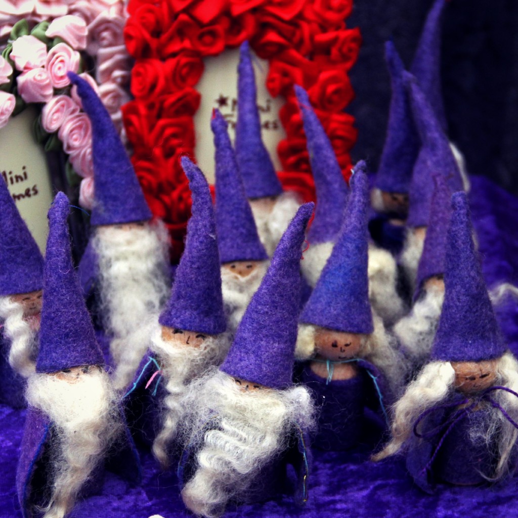 Bearded wizards with pointy caps and capes