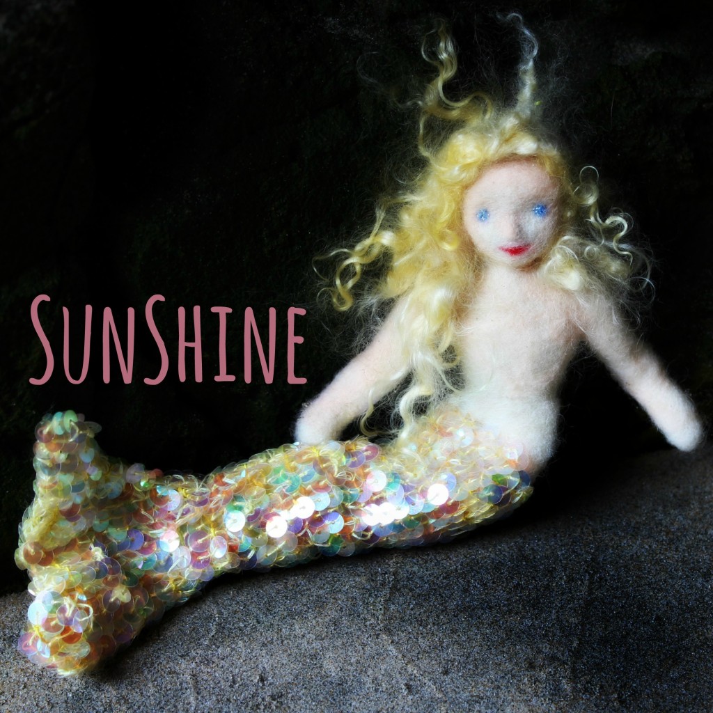 130913 Square. with words. Mermaid sunshine in a cave. Square cropped. No logo