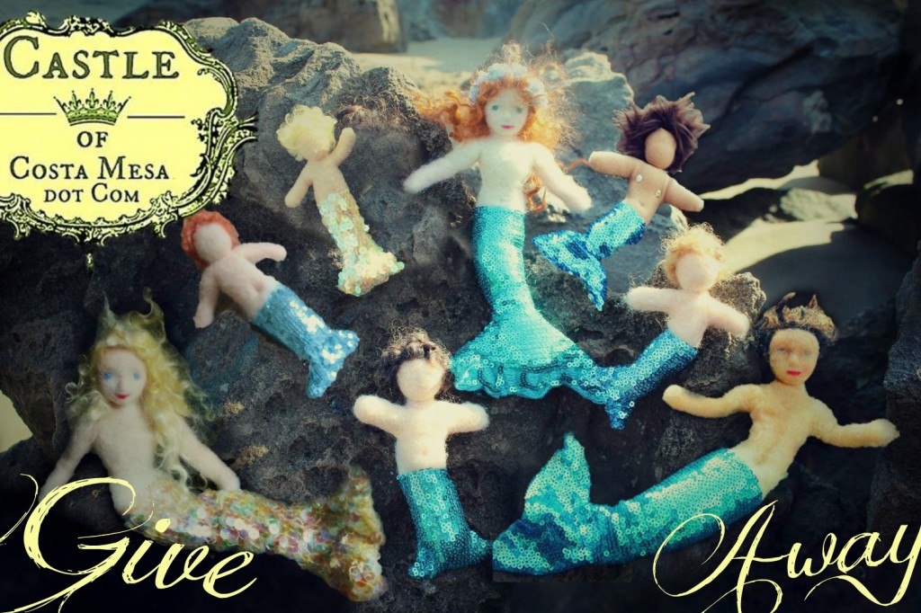 130919 Vintage heirlom handmade giveaway. Catch your mermaid before she swims away!
