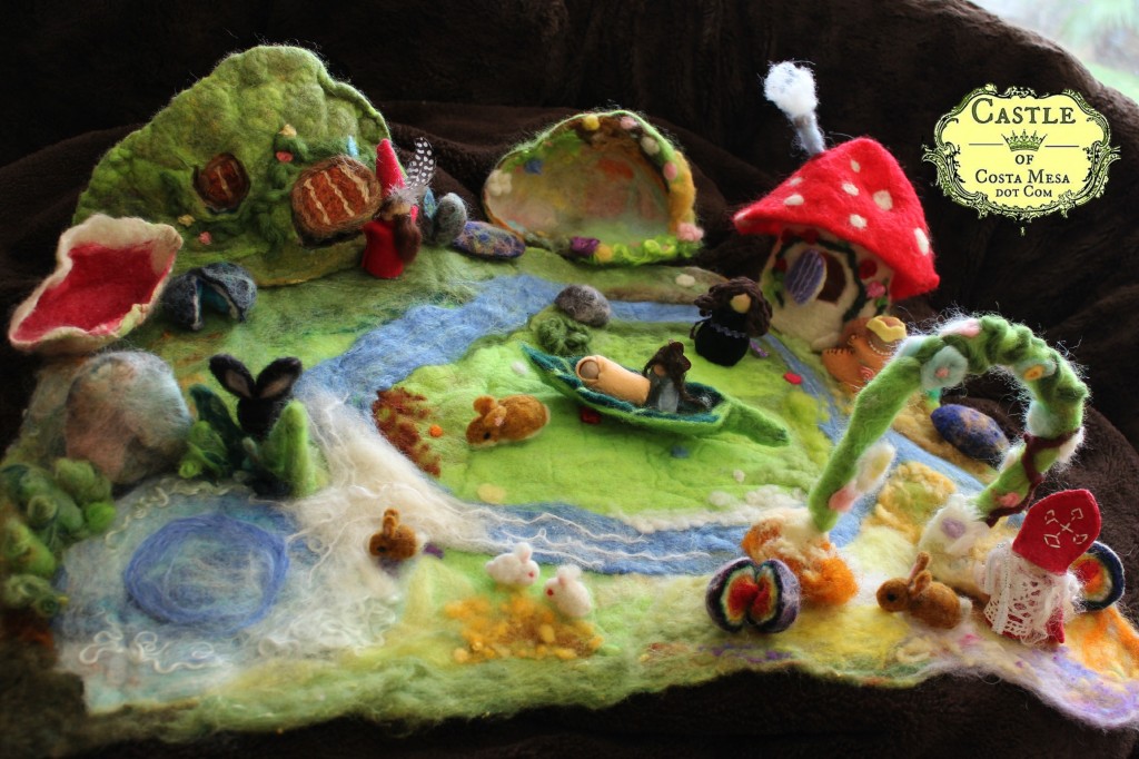 131031 Nunu's first wet-felted playscape overview photo