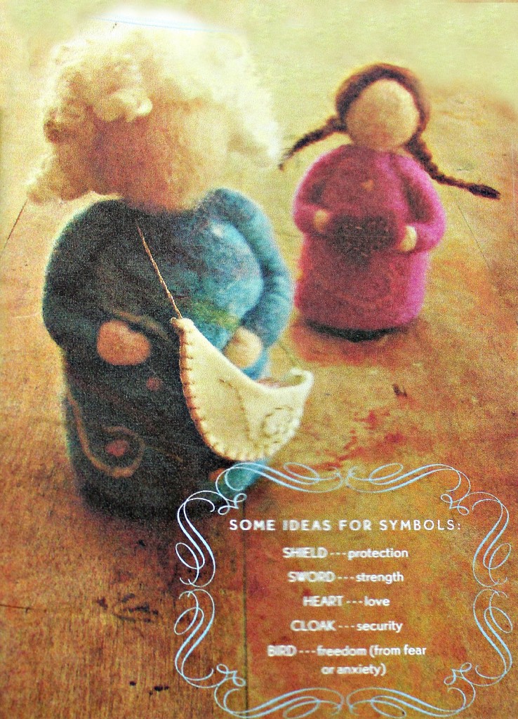 140121 Fiona Duthie Living Crafts Magazine Fall 2010 Tutorial needle-felted guardian dolls Ideas and symbols