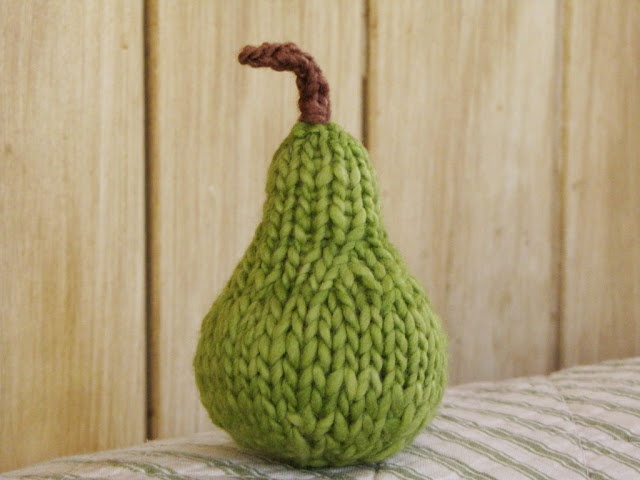 140124 Pear Knitting Pattern Tutorial Natural suburbia blog