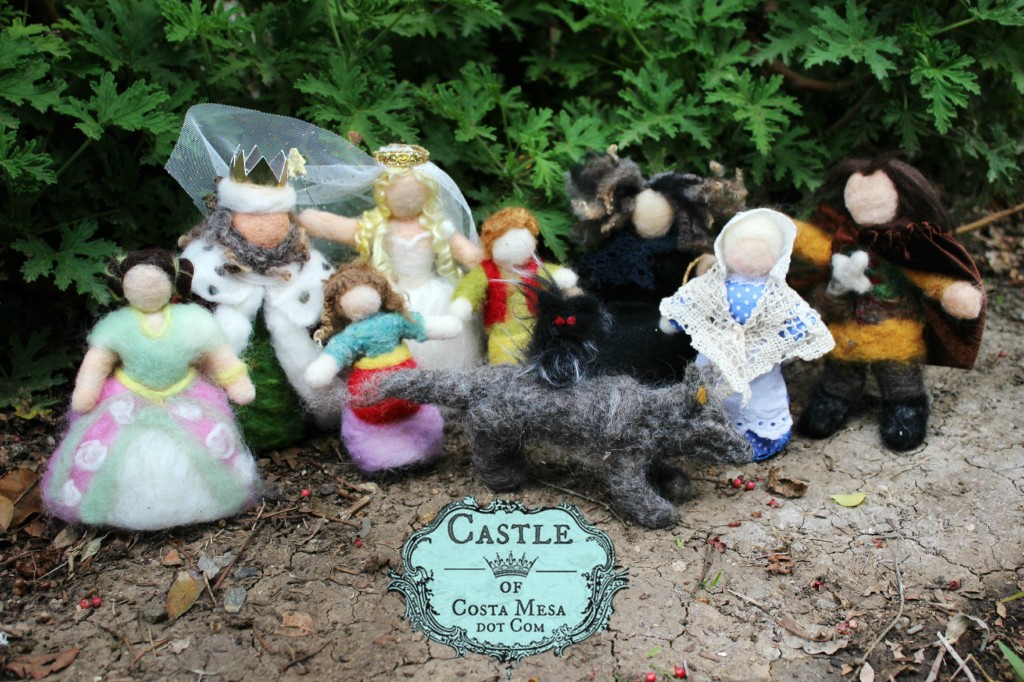 140313 Fairy Tale Dolls handmade by children group pictures in the woods