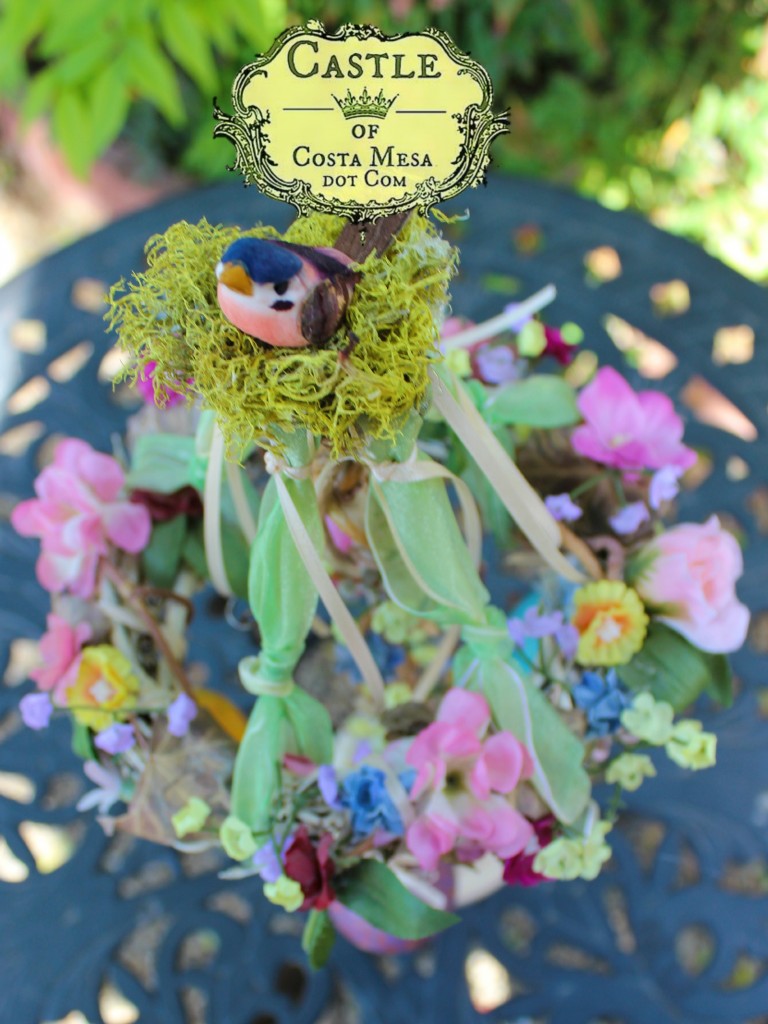 140408 Gisela's handmade Easter Egg floral carousel decoration