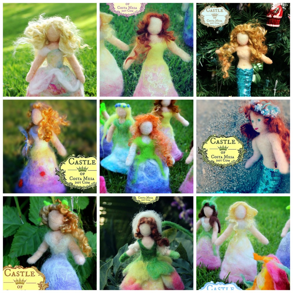 141118 Jzin's needle-felted hair collage DyeingForColour