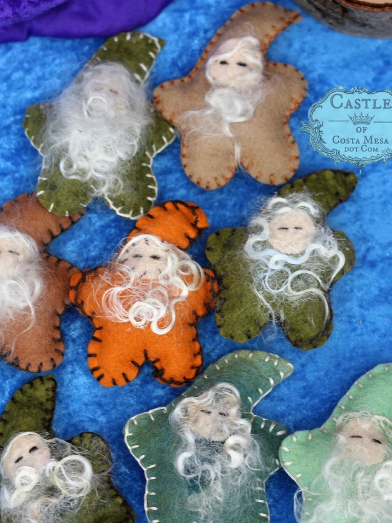 141207 handstitched felt gnome stars.