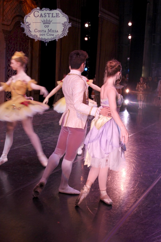 141210 Clara Dewdrops cavalier Gingersnaps Southland Ballet Festival Ballet Nutcracker back stage dress rehearsal.