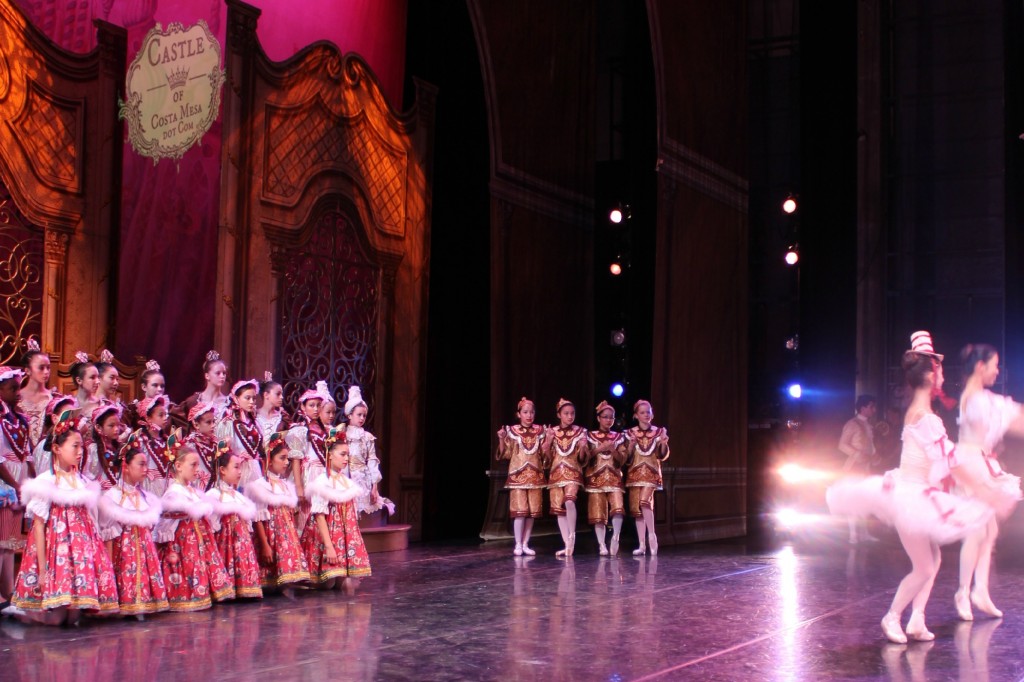 141210 Nutcracker Gingersnaps backstage dress rehearsal with Russians, Chinese and Attendants.