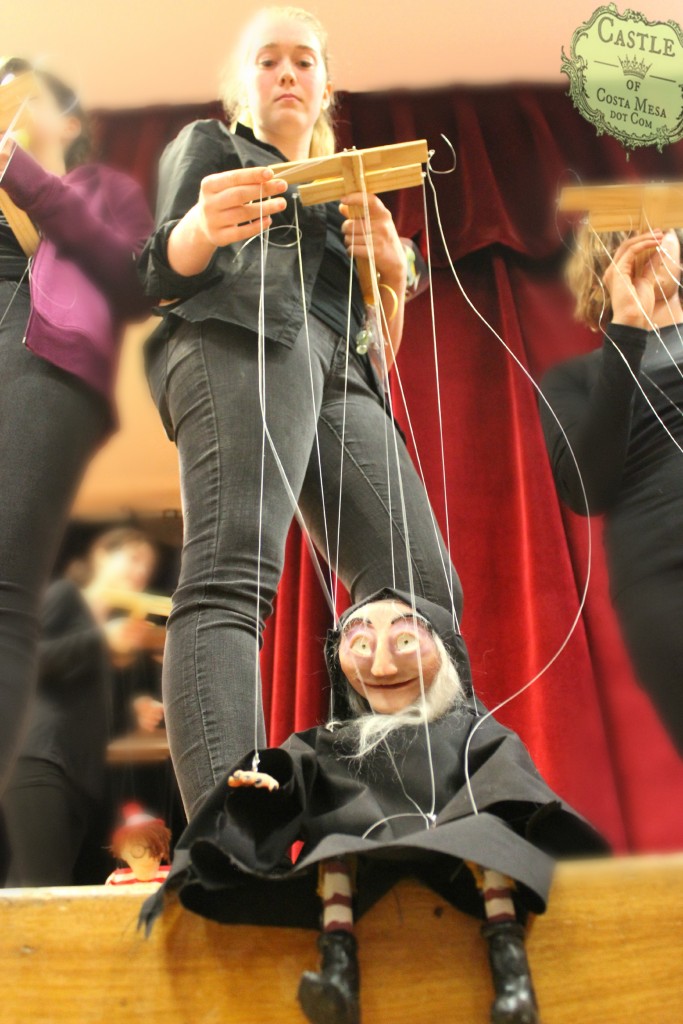 1816 150613 WSOC 9th Grade Marionette Show Witch string puppet