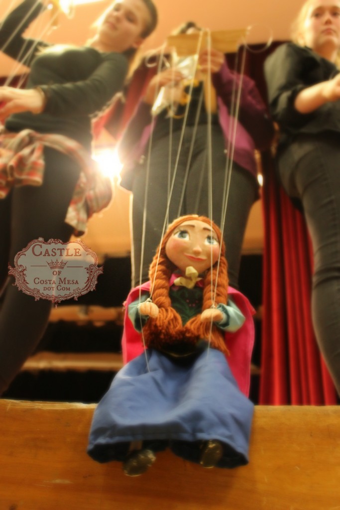 1817 150613 WSOC 9th Grade Marionette Show Witch string puppet Anna from Frozen
