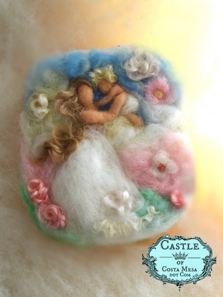 4308 151130 Bliss - Mother swinging baby in vintage colors Castle of Costa Mesa