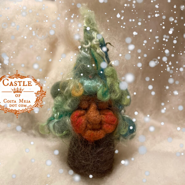 Enchanted Tree No. 5. Fluffy Finger Puppet 6.5" Tall